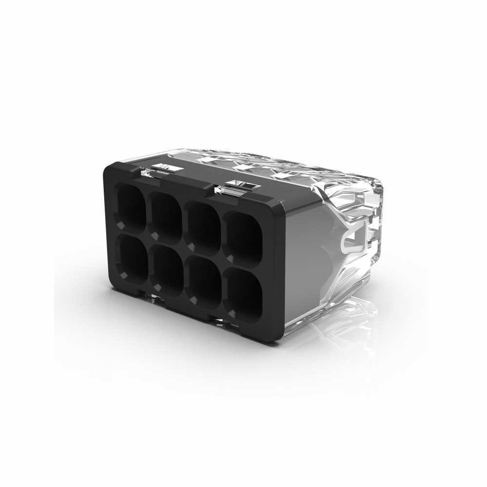 Mini-schnellverbinder Pc-218s Für Drahtquerschnitte Von 0,2-2,5 Mm², Packung = 50 Stück.
