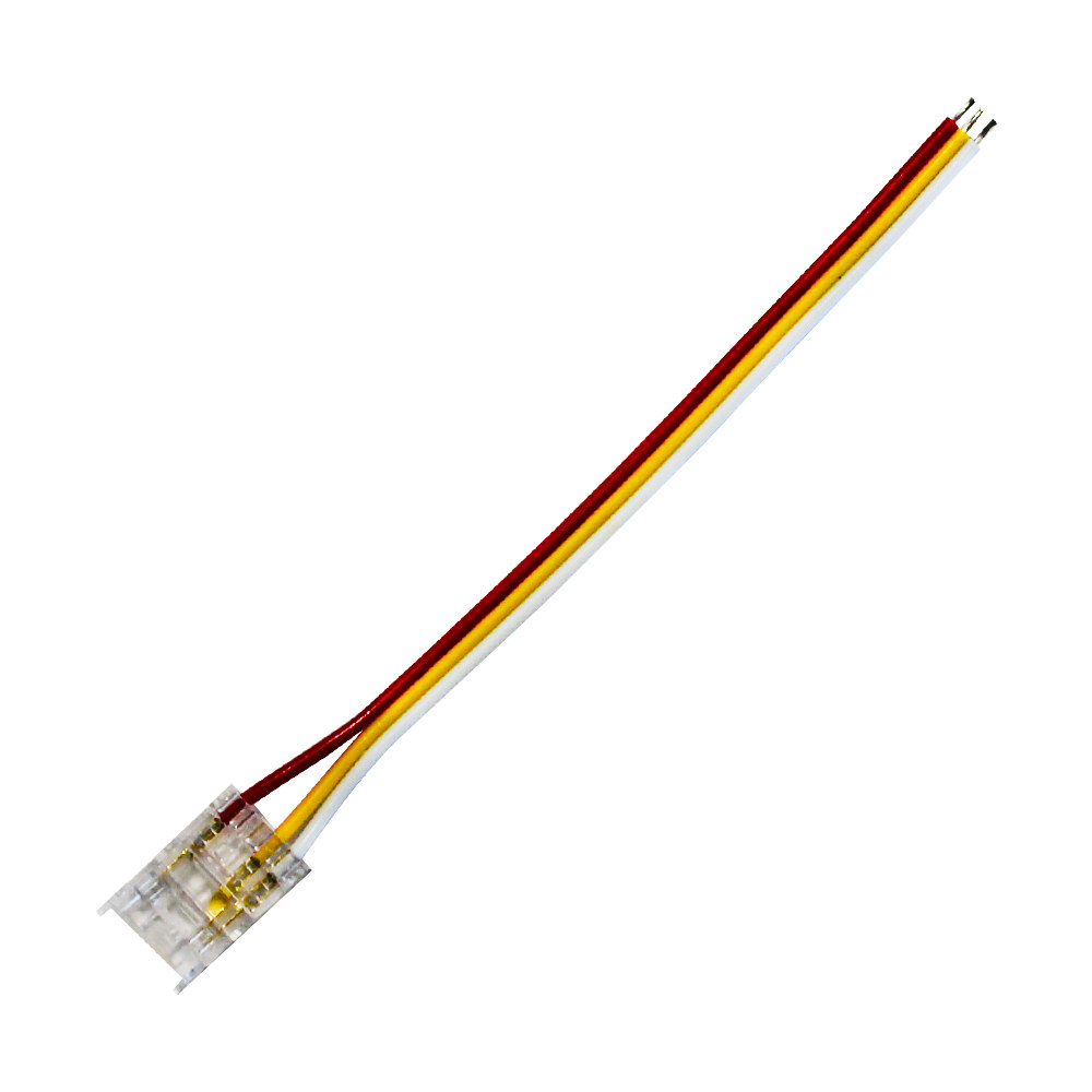 Schnellverbinder Für Led-streifen Cct 3-pin Cob Ip20 Leiterplatte 10 Mm Bandkabel 10 Cm