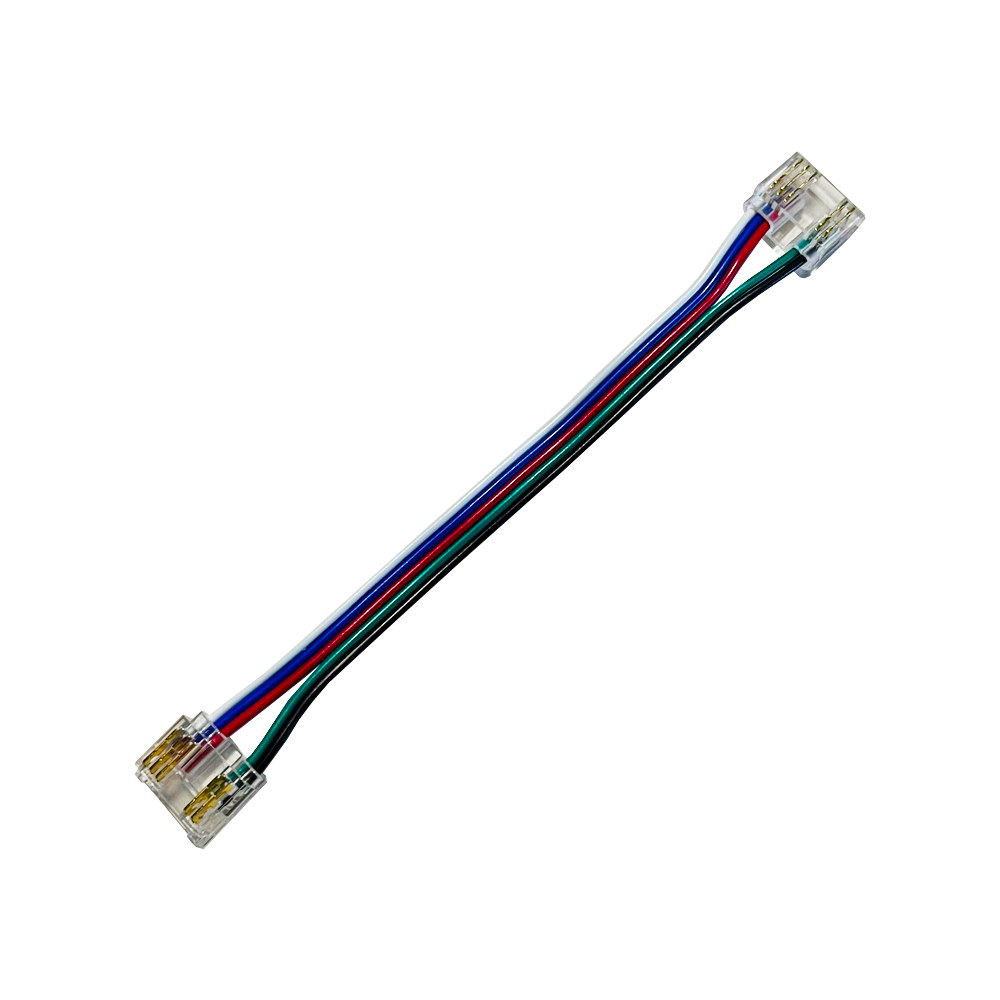 Schnellverbinder Für Rgbw-led-streifen, 5-polig, Cob, Ip20, Leiterplatte, 12 Mm Breites Bandkabel, 10 Cm Kabellänge