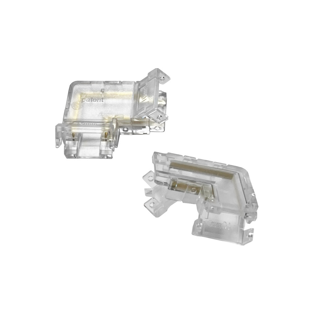 Schnellverbinder Für Einfarbige Cob-led-streifen, Schutzart Ip20, 10 Mm, Eckanschluss „l“, Typ