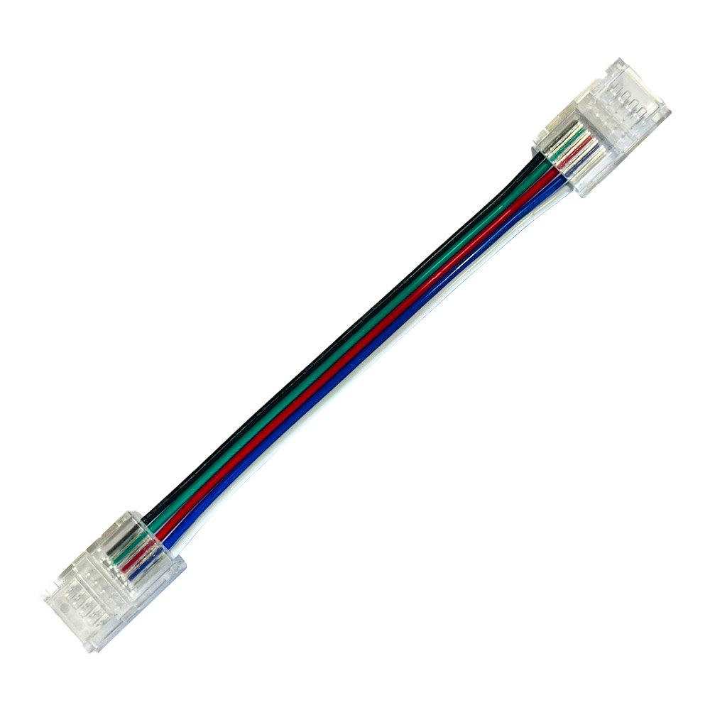 Schnellverbinder Für Rgbw-led-streifen, 5-polig, Smd, Ip20, Leiterplatte, 10 Mm Breites Kabel, 10 Cm Kabellänge