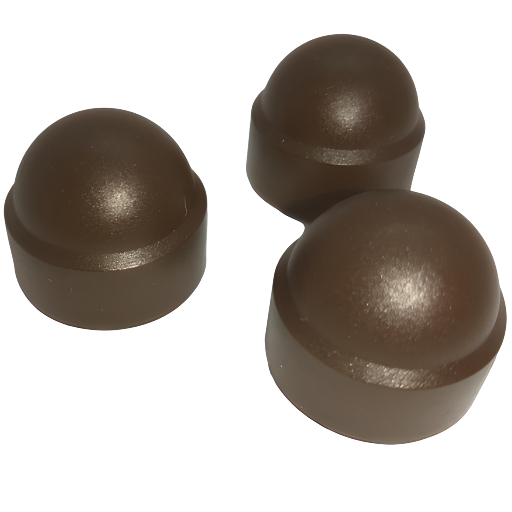 Abdeckkappe, Schraubenabdeckung, M5/8, 50 Stück, Braun