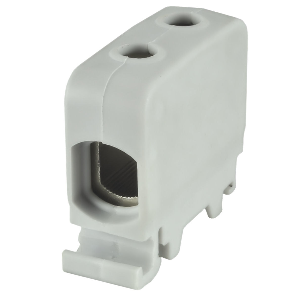 Al-cu Schienenverbinder 1,5–50 Mm² Ts 35, Gewinde Für Zgg-kabel, Grau