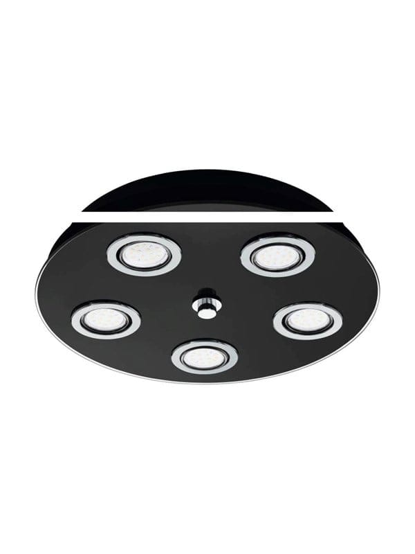 EGLO GRATTINO Deckenleuchte, schwarz, klar