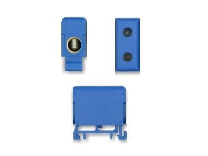 Gewindeschienenverbinder Al/cu 50mm² Wlz-35p/50 Blau