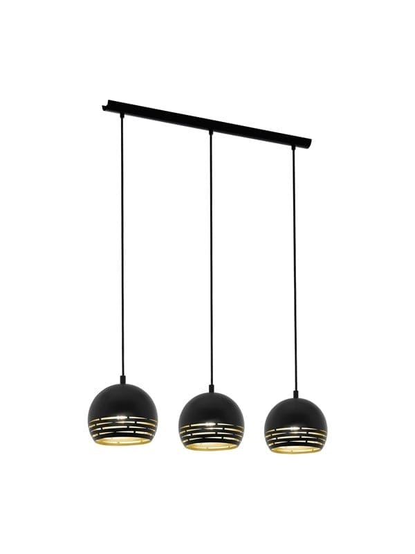 EGLO CAMASTRA Hängeleuchte, schwarz, gold
