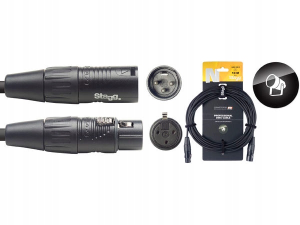 Stagg Ndx10r3 - 10m Dmx-kabel