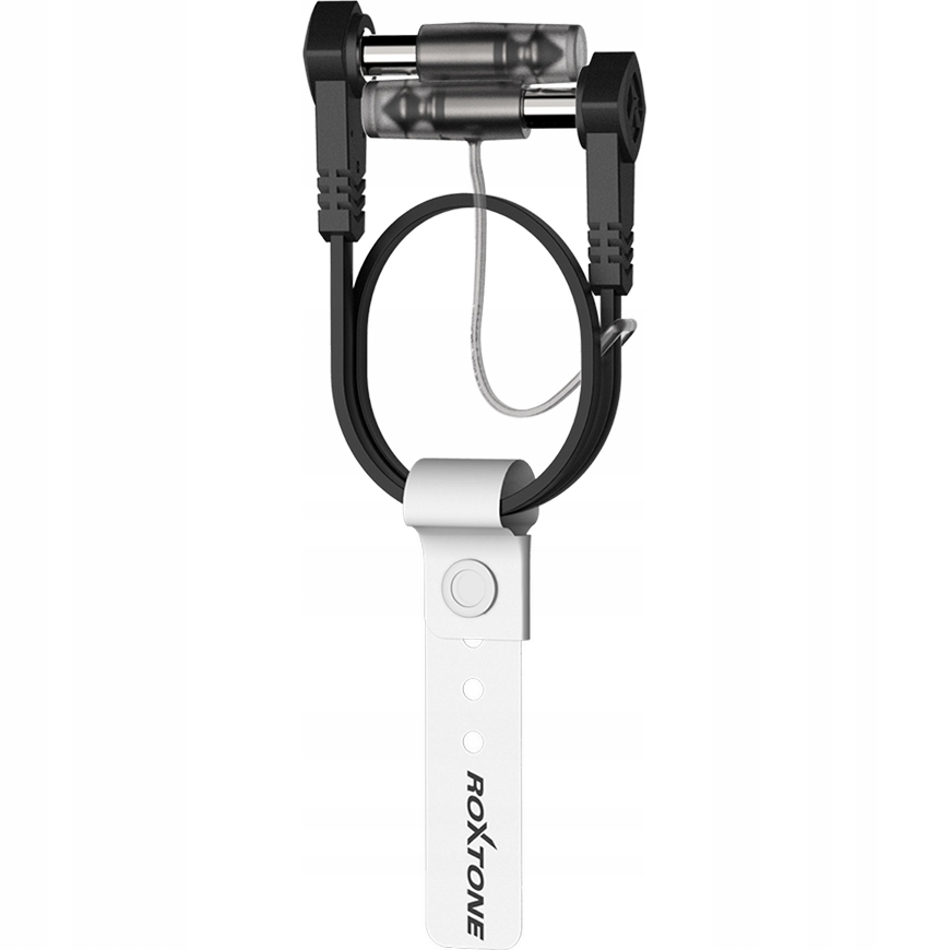 Roxtone Fpjj100l0002 Instrumentenkabel Mit Abgewinkeltem Klinkenstecker, 6,3 Mm, 20 Cm
