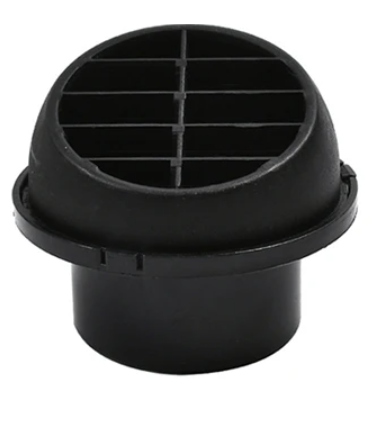 Auslassdiffusor Schwarz Fi 75 Drehbar Angle 45