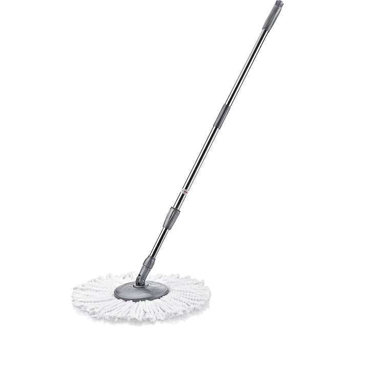 Teleskopstange Für Rotationsmopp + Mikrofaser-ersatzbezug, Stangenlänge 115 Cm, Material Stahl + Kunststoff, Eh-1