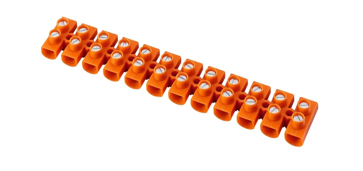 Thermoplastischer Gewindeklemmenblock Ltf12-6.0, Orange, Standard