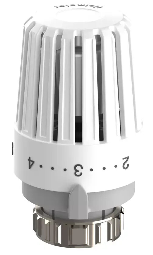 Thermostatkopf D Weiß, M30x1,5 Anschluss, Temperatur 16 - 28°c