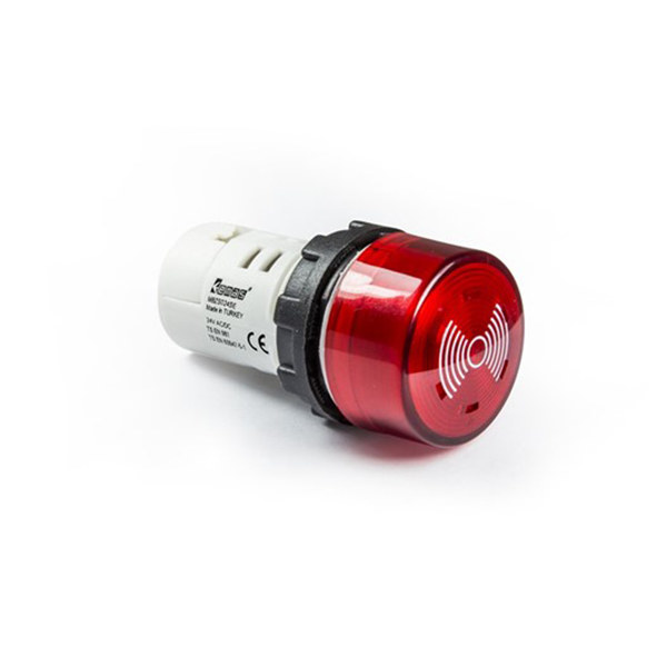 Summer, Monoblock, 24 V Ac/dc, 90 Db, Beleuchtet, Rot T0-mbzs024s