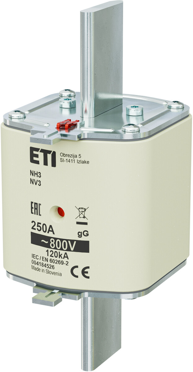 Sicherung - Nh3 Gg 250a/800v - Langsam