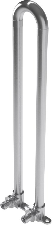 Messingbogen Kombiniert Mit Cu O15 Ultraline Rohr - 16 L = 300 Mm