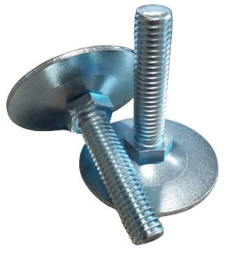 Verstellbare Möbelfüße M10 Fi46/40, Metallsockel, 20 Stück