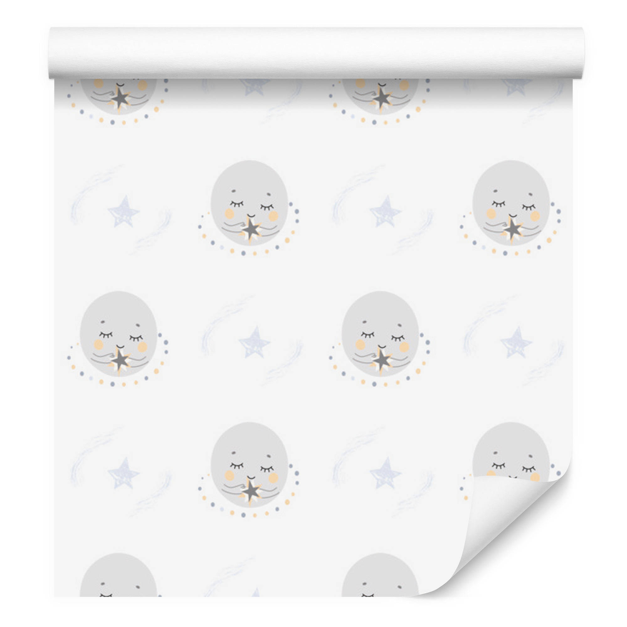 Mondtapete Im Skandinavischen Stil Für Wohn- Und Schlafzimmer, 50 X 1000 Cm
