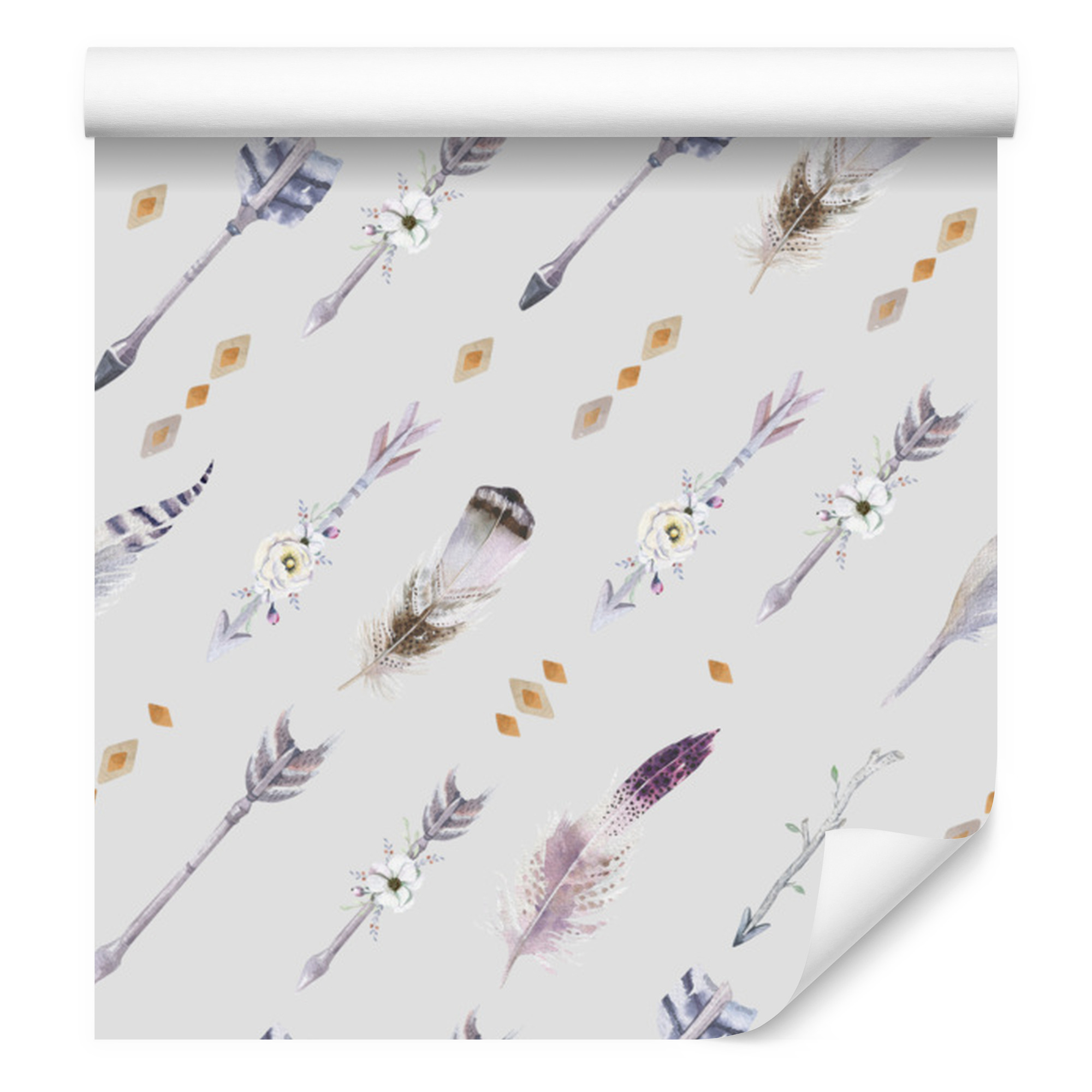 Pfeiltapete Im Boho-stil Für Wohn- Und Schlafzimmer, 50 X 1000 Cm