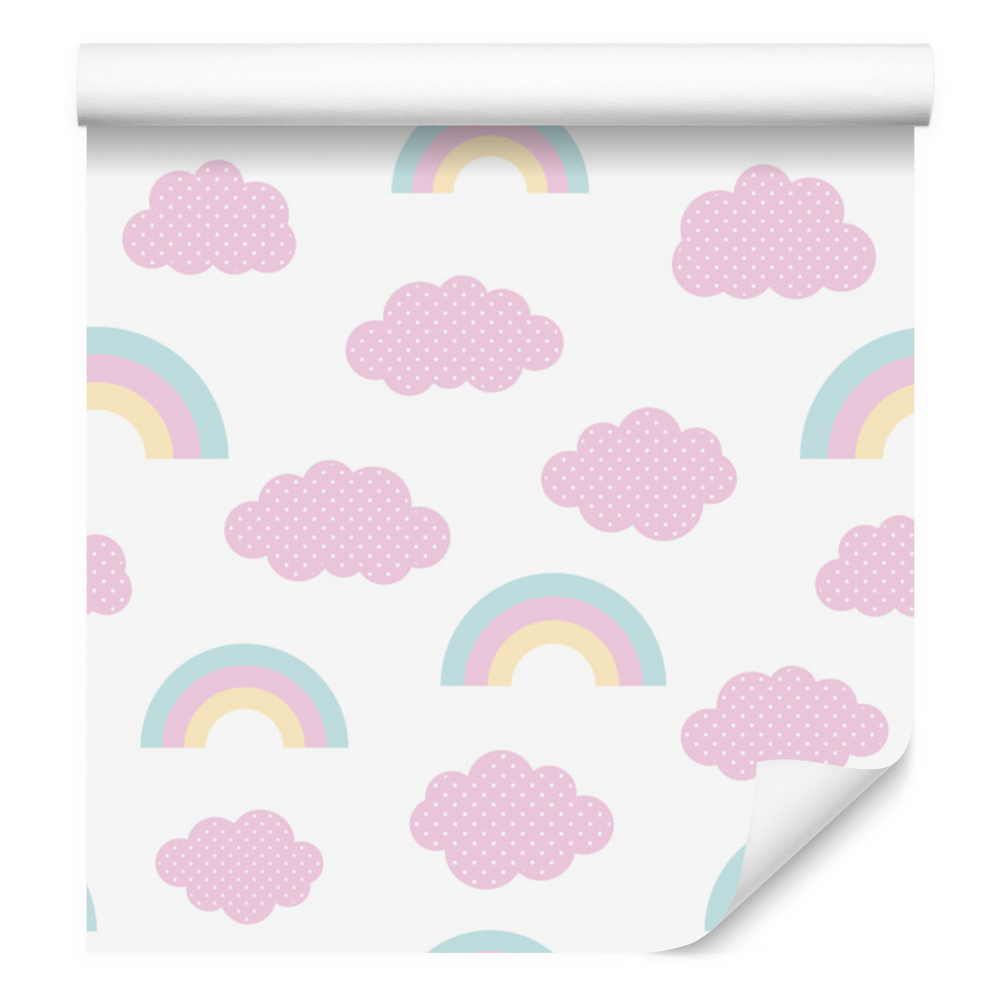 Tapete „regenbogen In Den Wolken“ Für Wohn- Und Schlafzimmer, 50 X 1000 Cm
