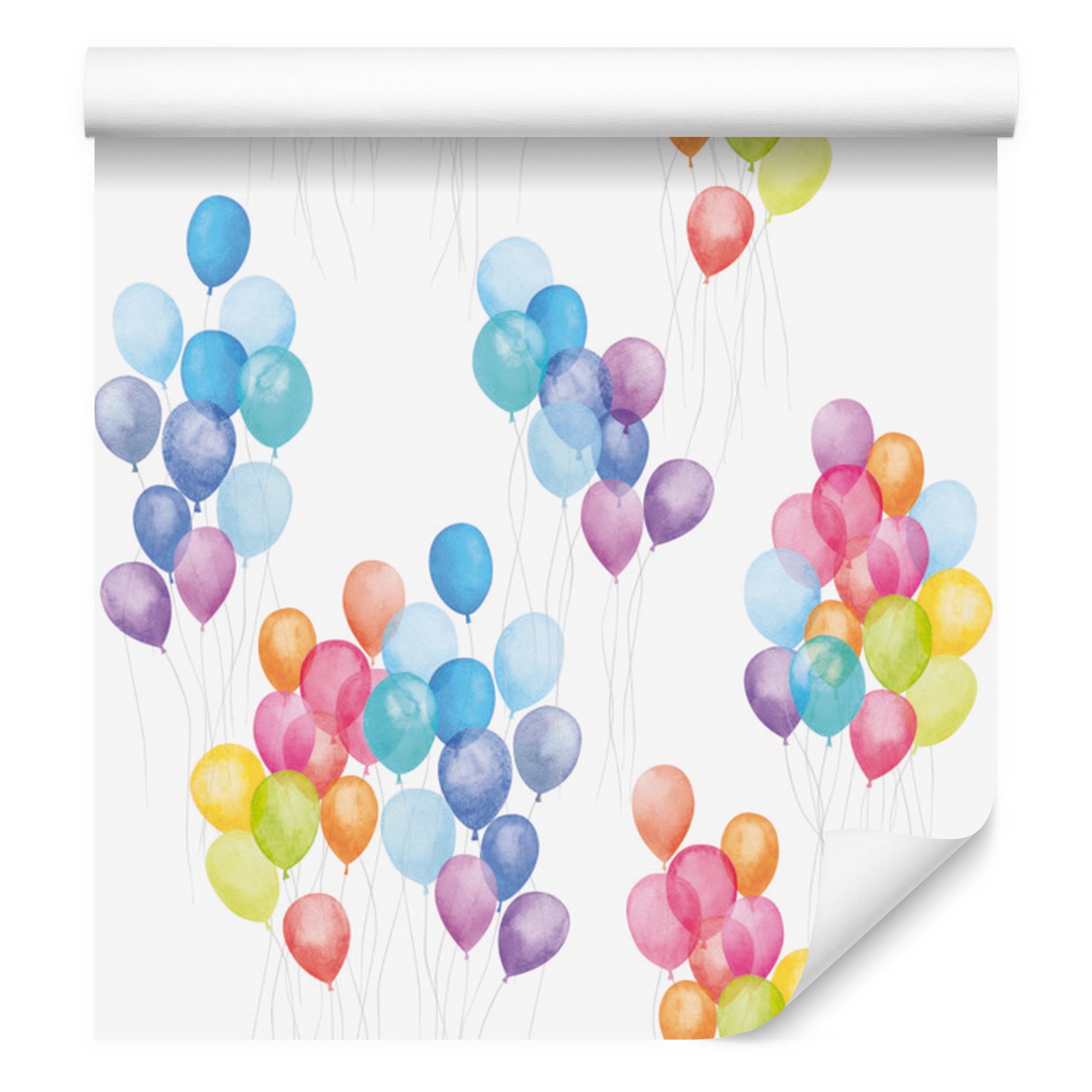Bunte Ballontapete Für Wohn- Und Schlafzimmer, 50 X 1000 Cm