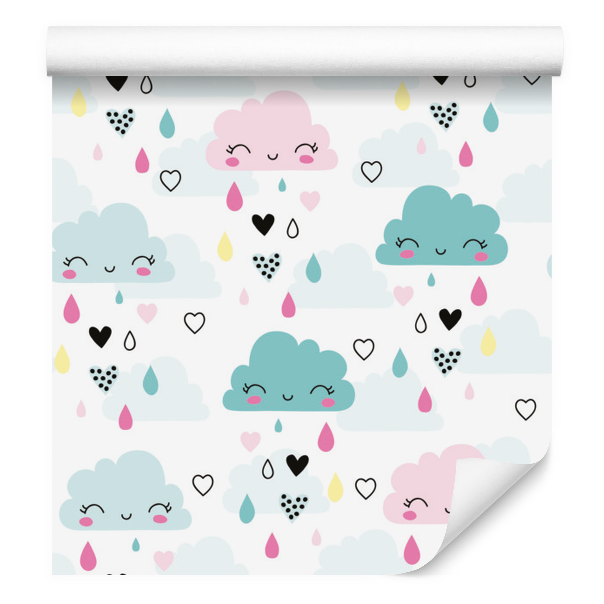 Wolkentapete Für Wohn- Und Schlafzimmer, 50 X 1000 Cm