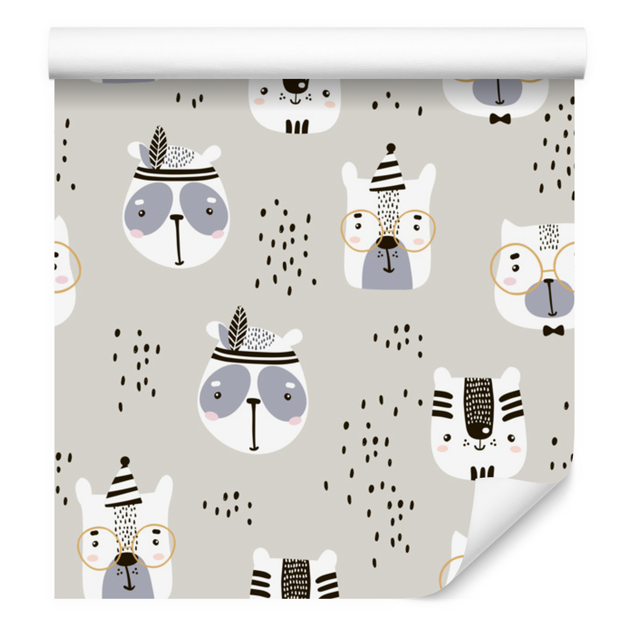 Fröhliche Teddybären-tapete Für Wohn- Und Schlafzimmer, 50 X 1000 Cm