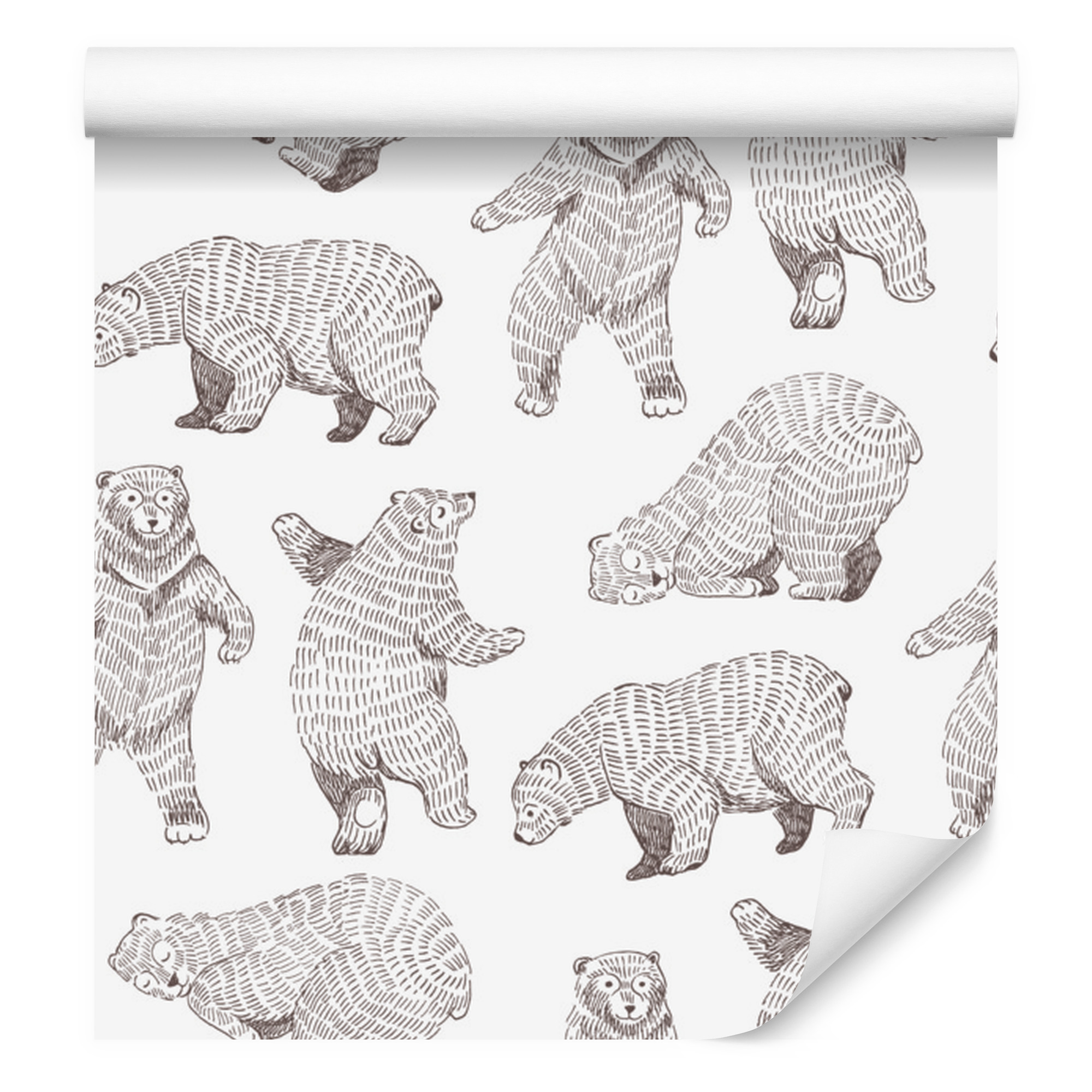 Lustige Teddybären-tapete Für Wohn- Und Schlafzimmer, 50 X 1000 Cm