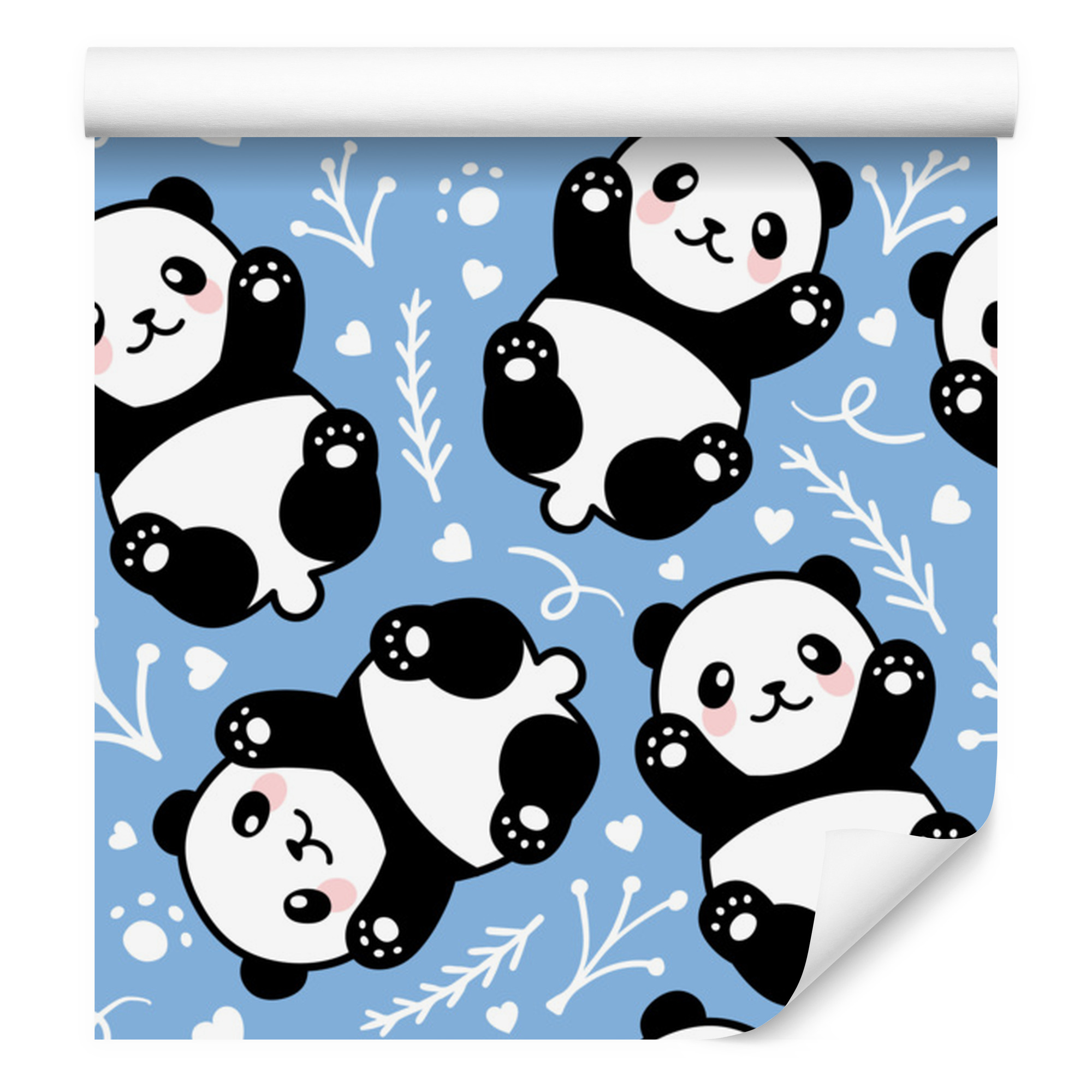 Panda-bären-tapete Für Wohn- Und Schlafzimmer, 50 X 1000 Cm