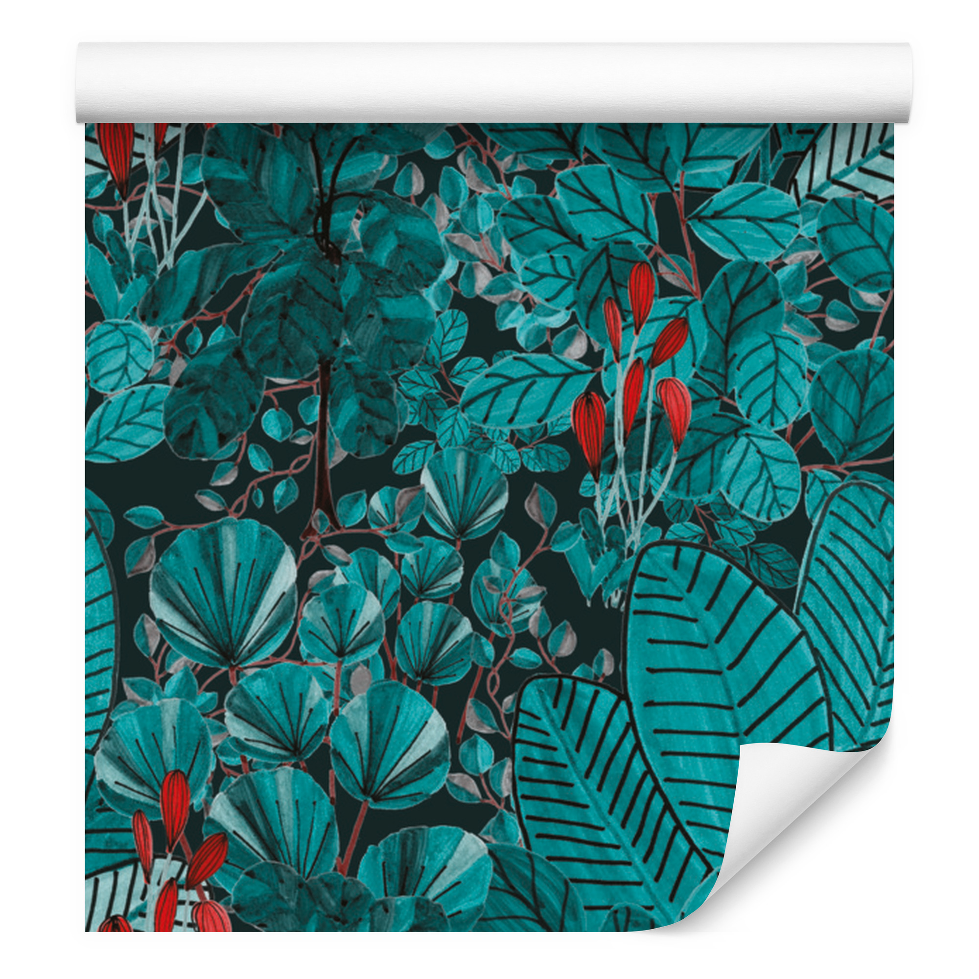 Monstera-blätter-tapete Für Wohn- Und Schlafzimmer, 50 X 1000 Cm