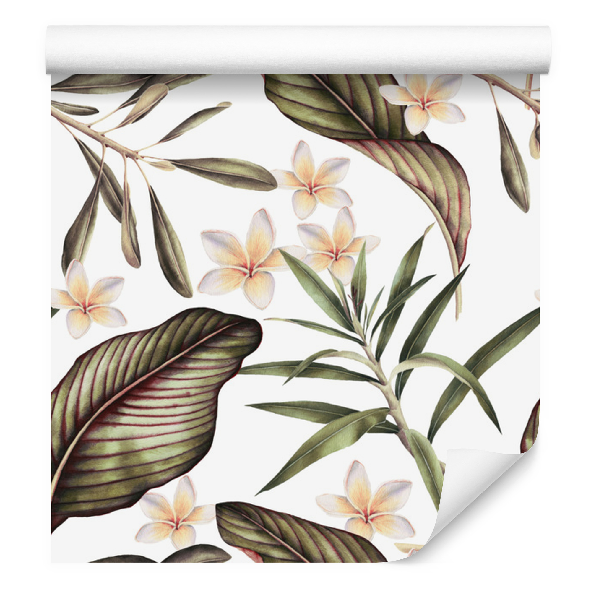 Tapete Mit Zartem Blumenmuster Für Wohn- Und Schlafzimmer, 50 X 1000 Cm