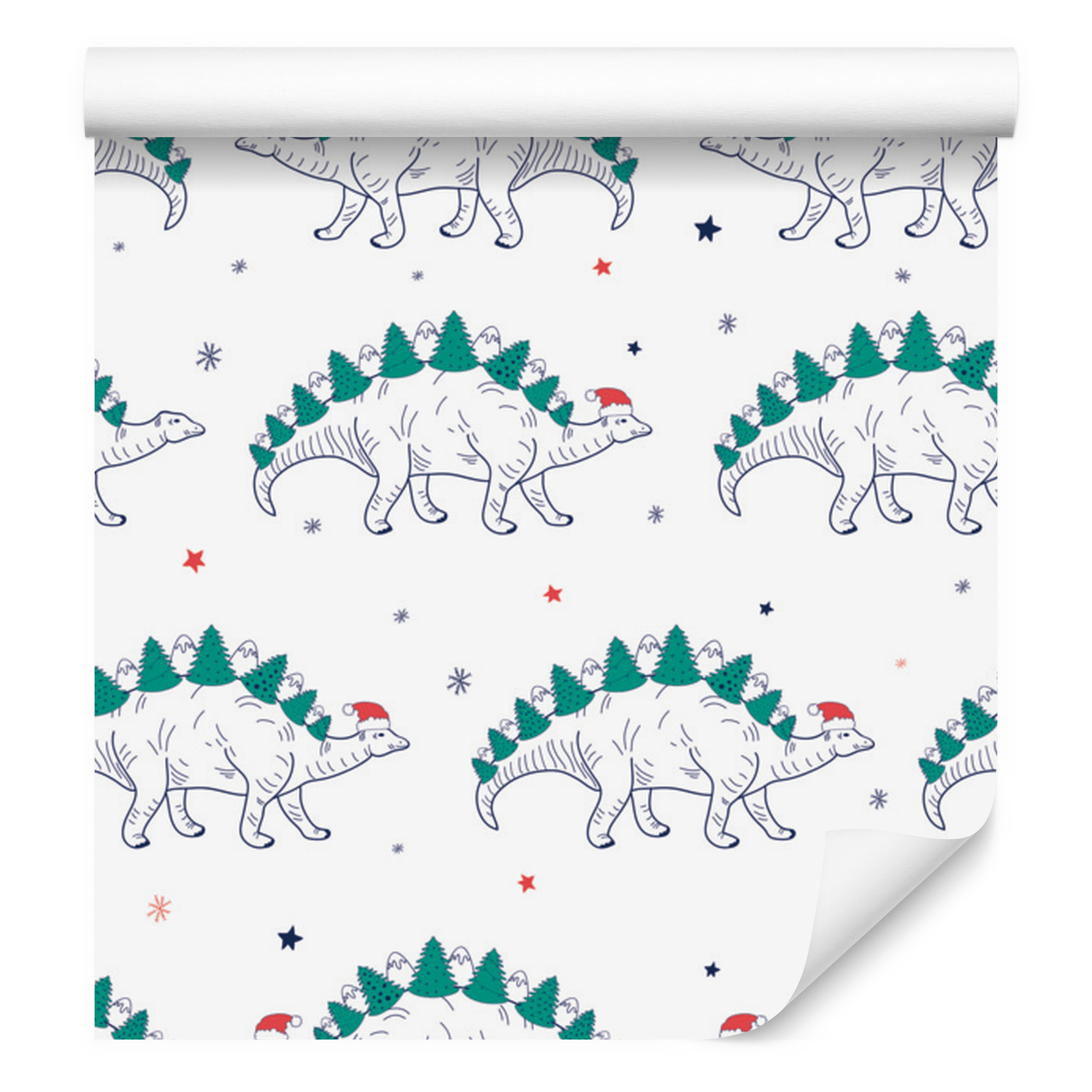 Dinosaurier-bäume-tapete Für Wohn- Und Schlafzimmer, 50 X 1000 Cm