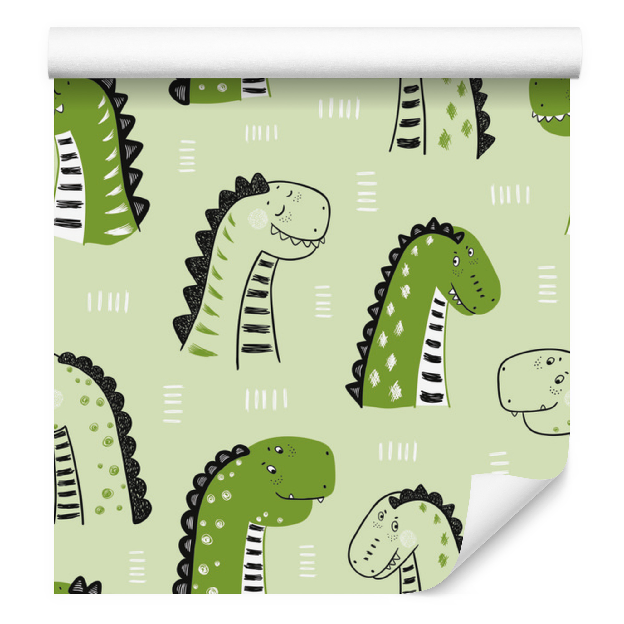 Dinosaurier- Und Naturtapete Für Wohn- Und Schlafzimmer, 50 X 1000 Cm