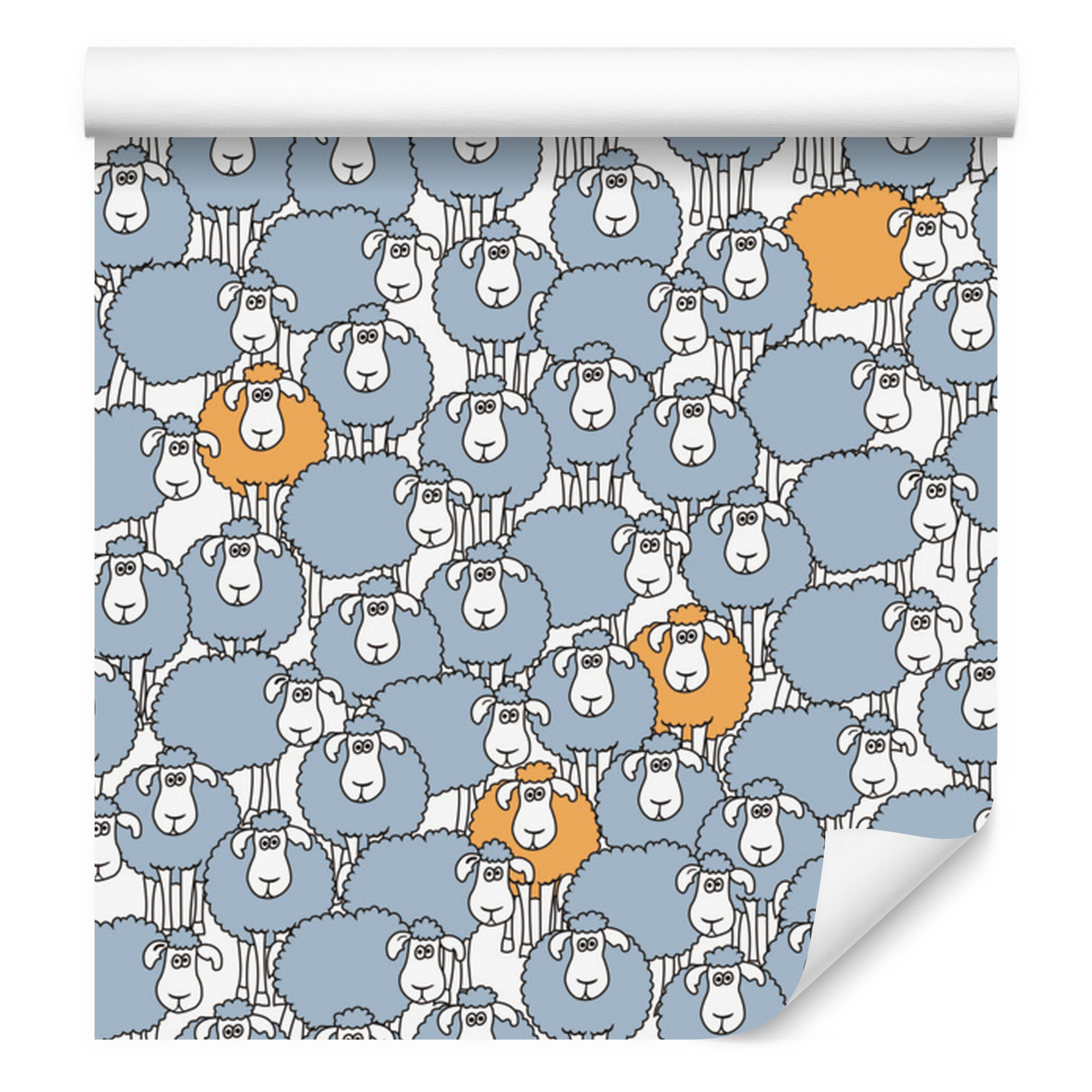 Schöne Schaftapete Für Wohn- Und Schlafzimmer, 50 X 1000 Cm