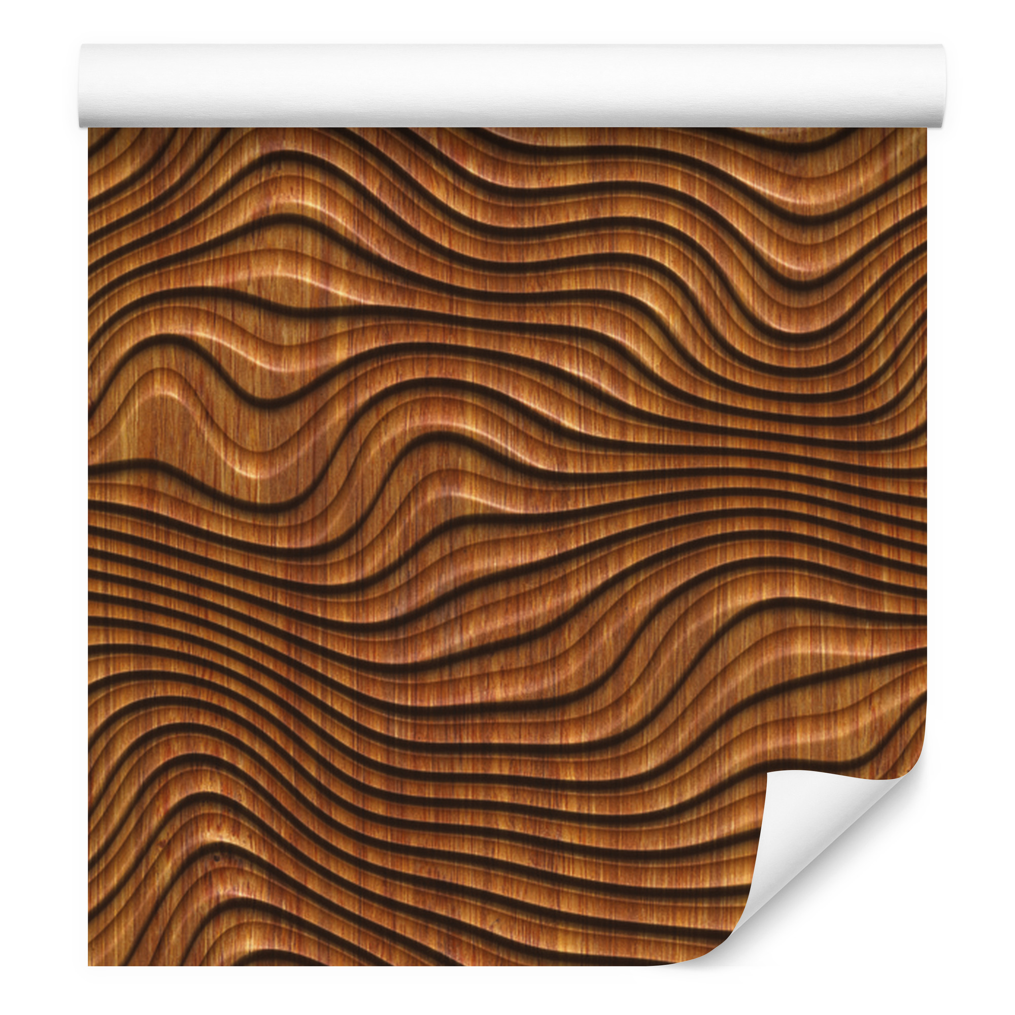 3d-holzoptik-tapete Für Wohn- Und Schlafzimmer, 50 X 1000 Cm