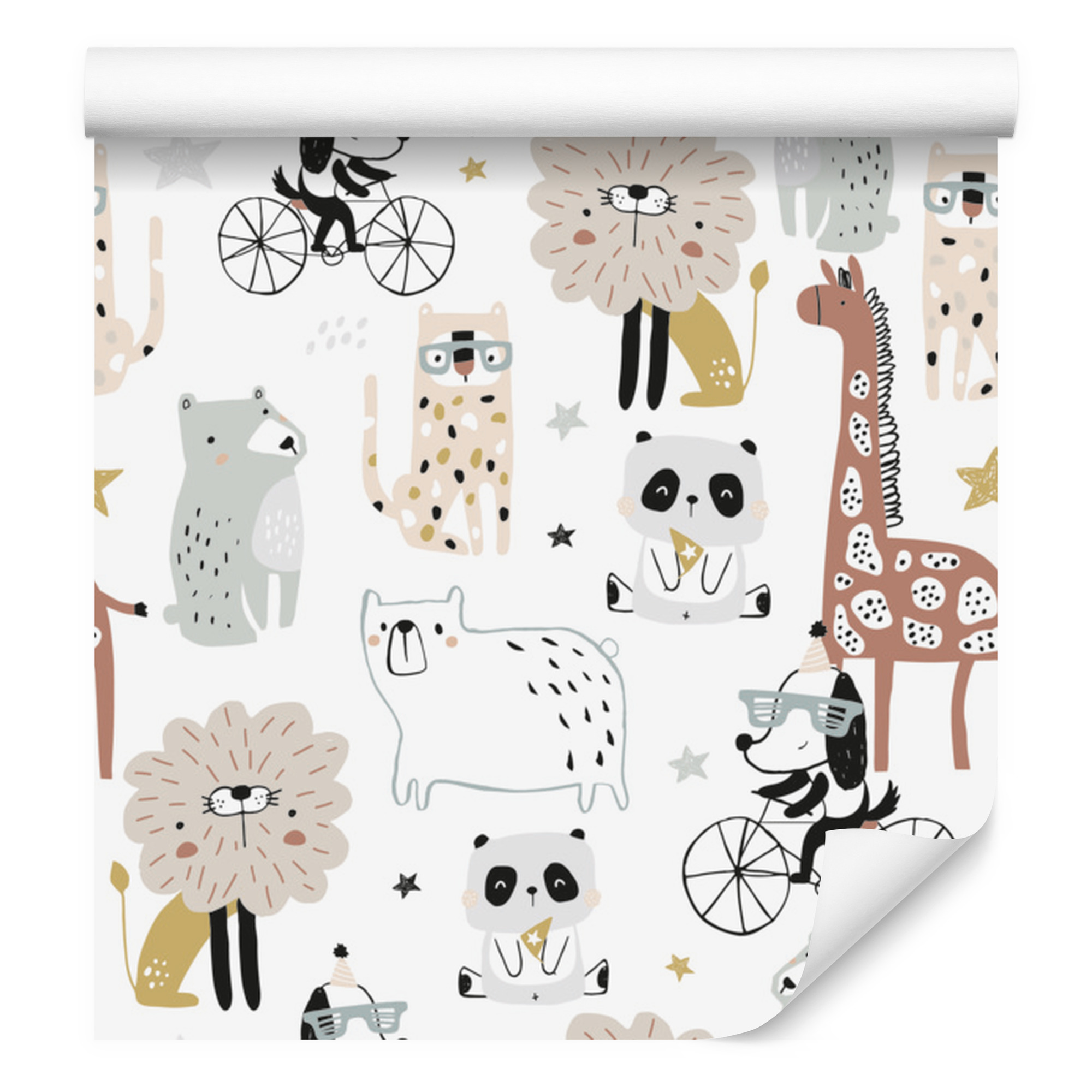 Wildtiertapete Für Wohn- Und Schlafzimmer, 50 X 1000 Cm