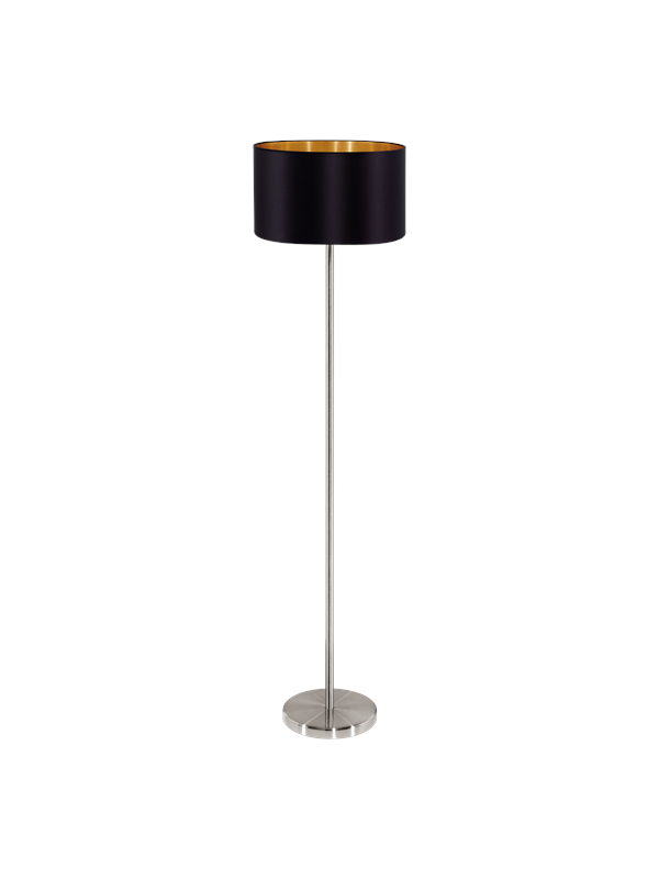 EGLO MASERLO Stehleuchte, schwarz, gold
