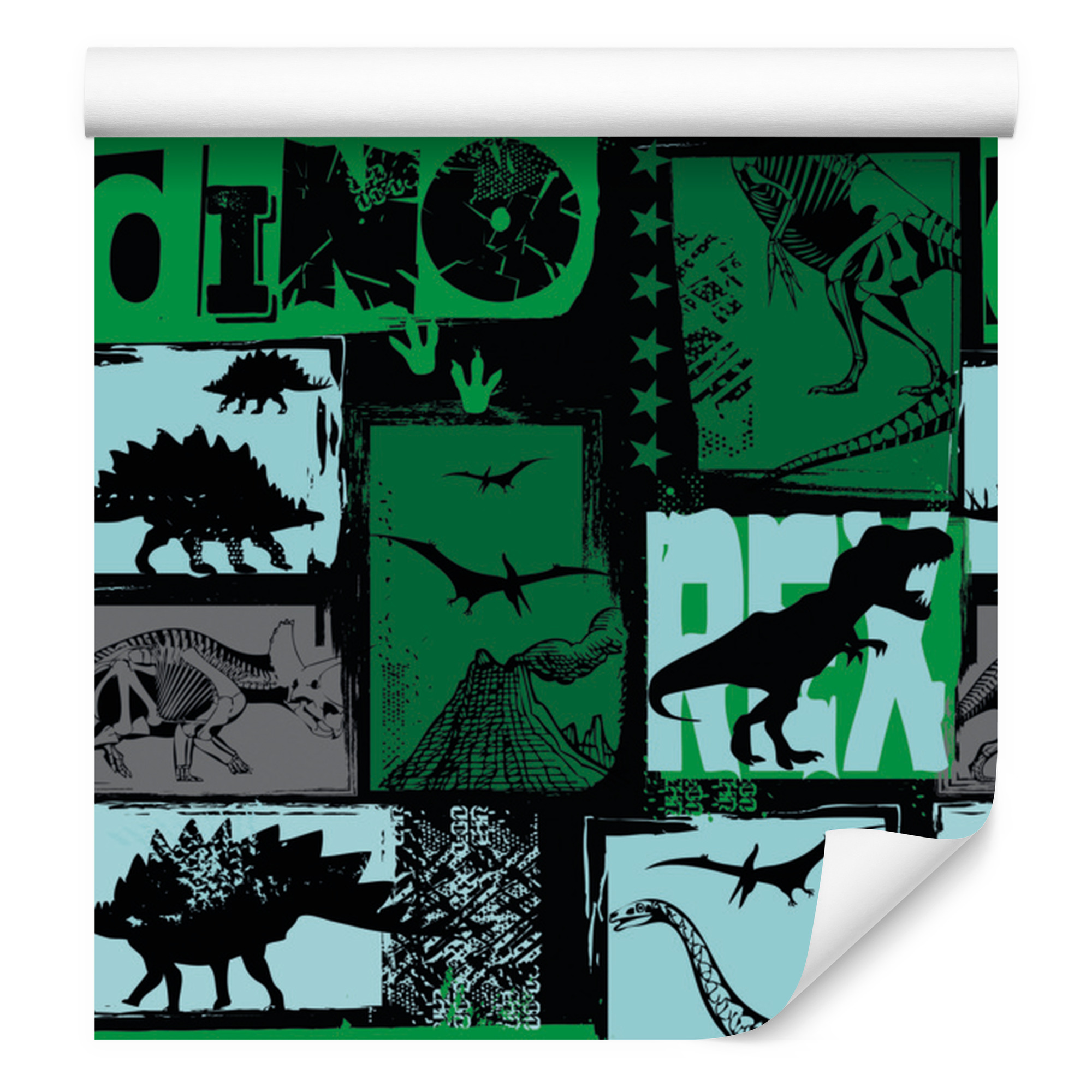 Dinosaurier-tapete Für Wohn- Und Schlafzimmer, 50 X 1000 Cm