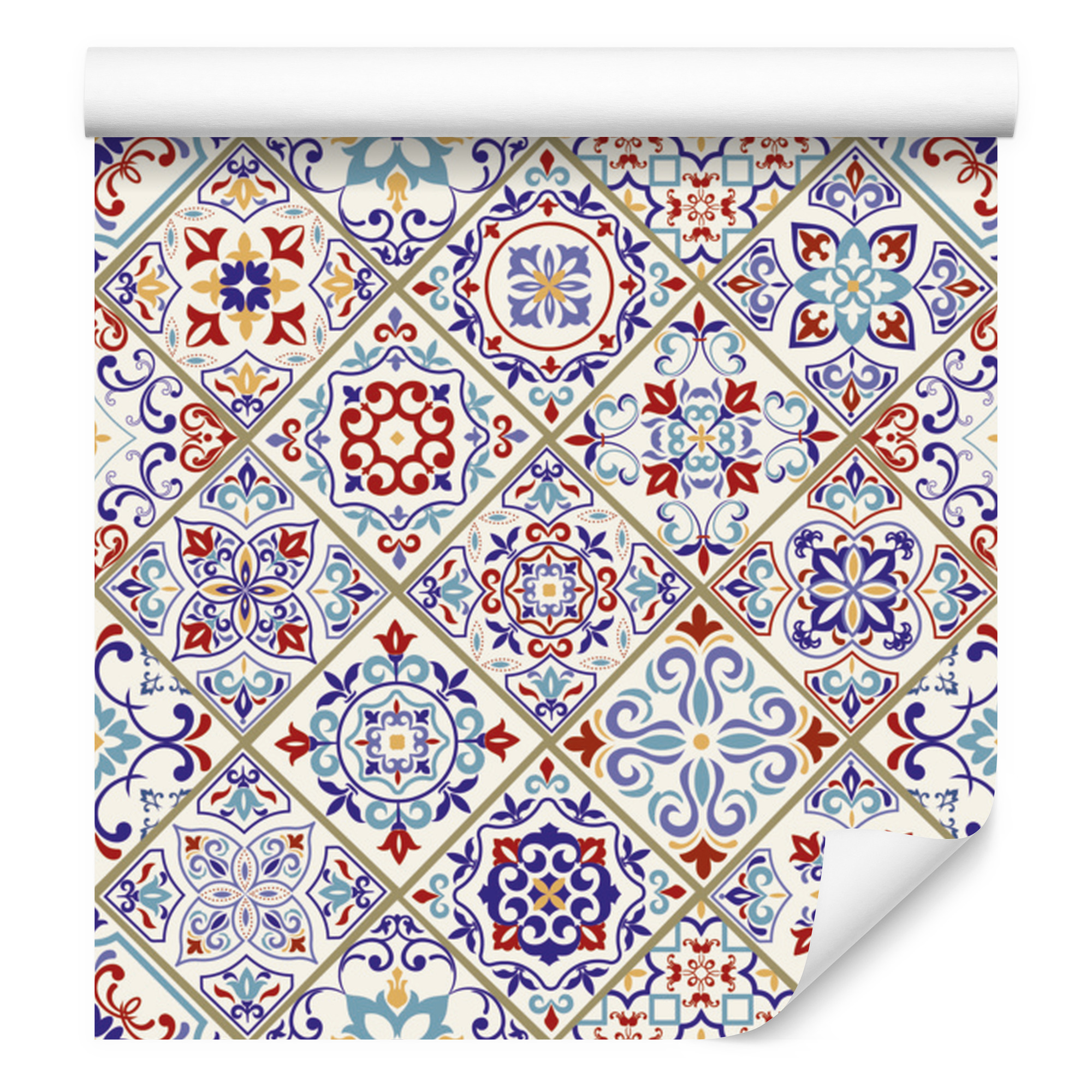 Tapetenfliesen Und Farbenfrohe Mosaike Für Wohn- Und Schlafzimmer, 50 X 1000 Cm