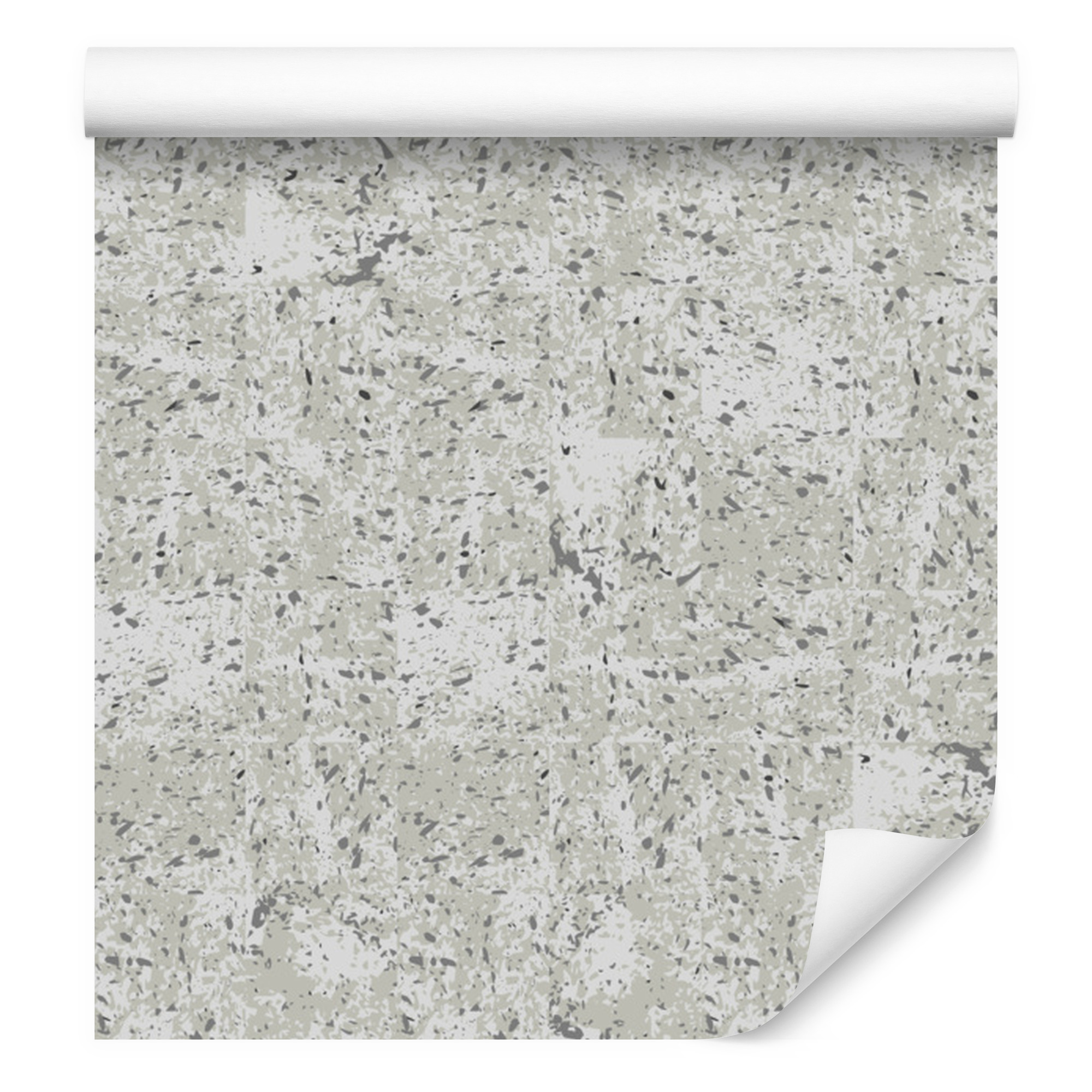 Tapete In Beton- Und Terrazzo-optik Für Wohn- Und Schlafzimmer, 50 X 1000 Cm