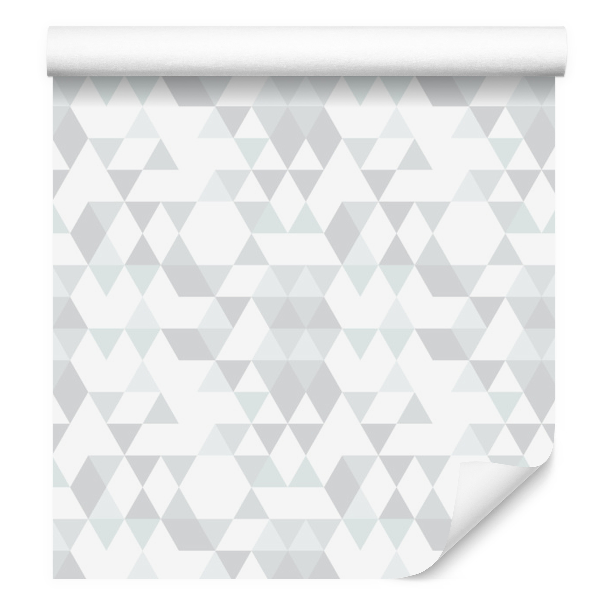 Geometrische Und Farbenfrohe Dreieckstapete Für Wohn- Und Schlafzimmer, 50 X 1000 Cm
