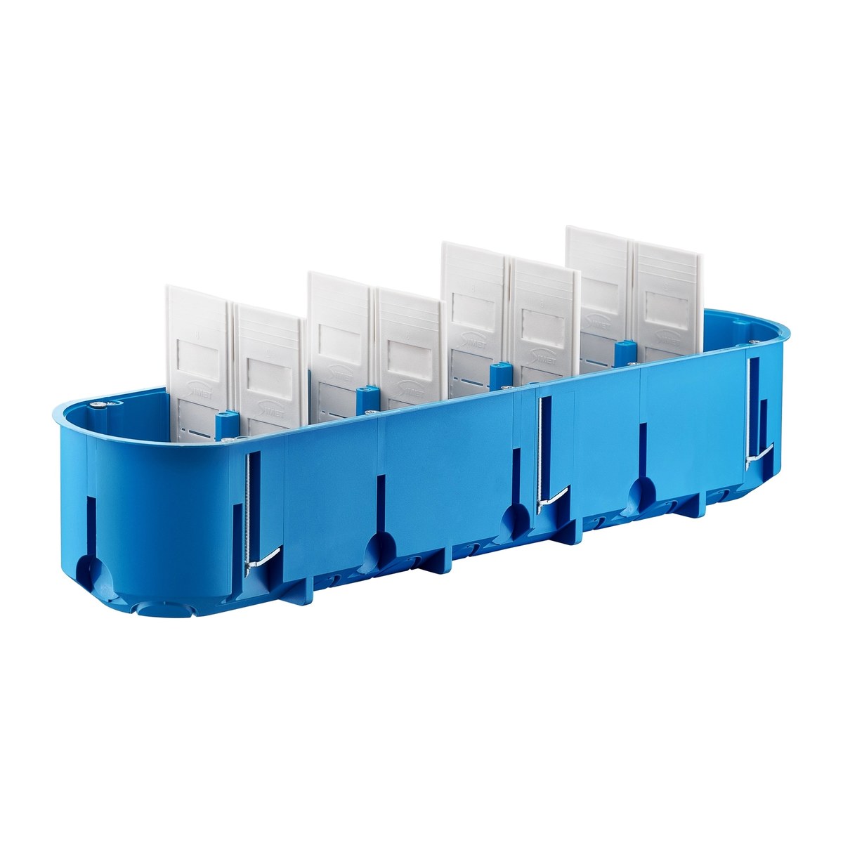 Unterputzdose Für Gipsmontage, Tief, Blau, Mehrfachdose P5x60d