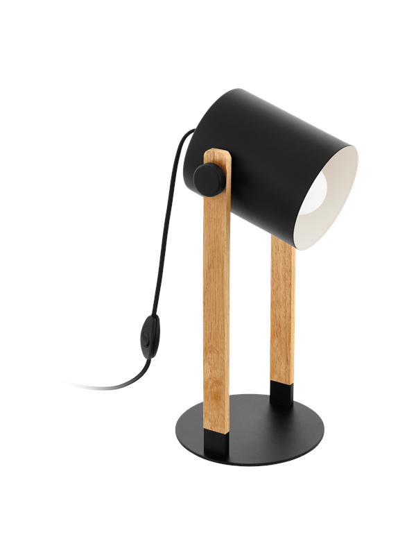 EGLO HORNWOOD Tischleuchte, braun