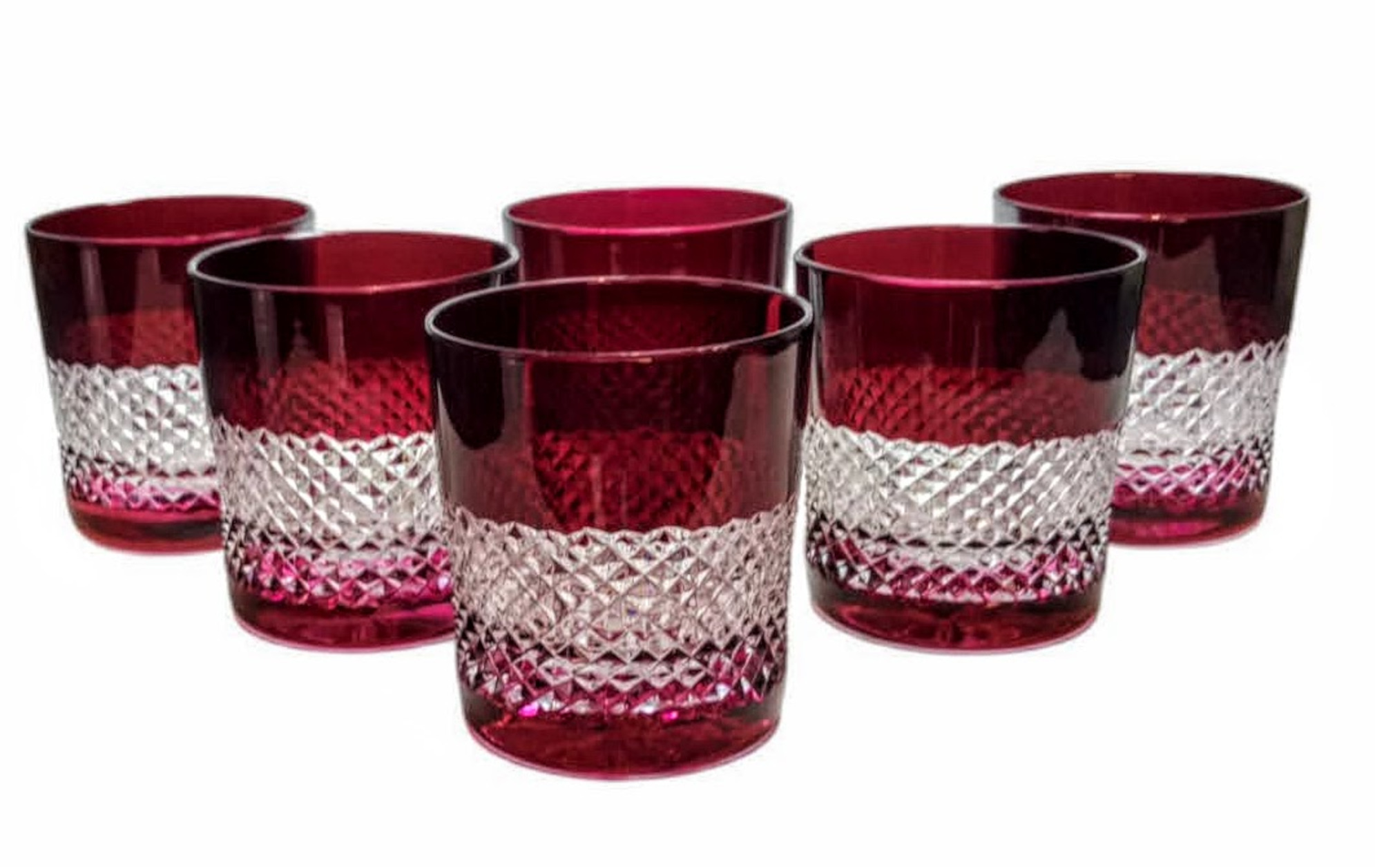 Ruby Crystal Whiskygläser 280 Ml Krateczka