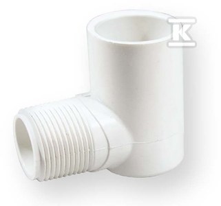 Winkelstück Mit Gewindeschraube Kw/gz Pvc 3/4