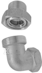 Messing-winkelverschraubung 1/2" Mit O-ring