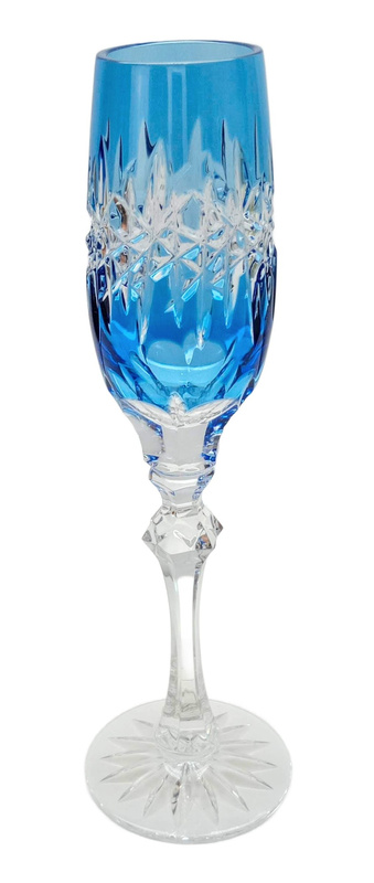 Marika Kristall-champagnergläser Aus Kobaltkristall, 2 Stück.
