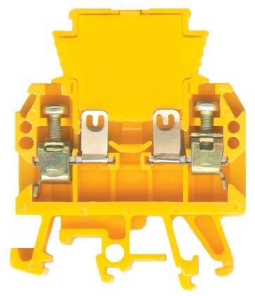 Zug-g/b Gewindeschienenverbinder Mit Sicherungseinsatz, Gelb