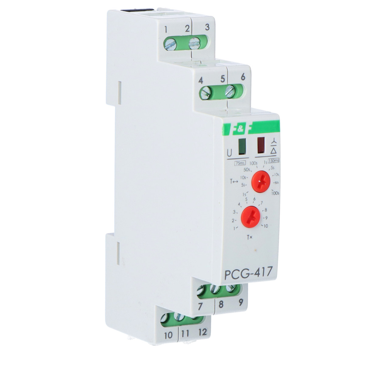 Pcg-417 Stern-dreieck-zeitschaltuhr, Kontakte: 1p, I=10a, 230vac Und 24v