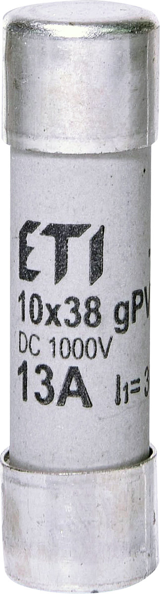 Zylindrischer Pv-sicherungseinsatz Ch10x38 Gpv 13a/1000v Dc 002625078 Eti