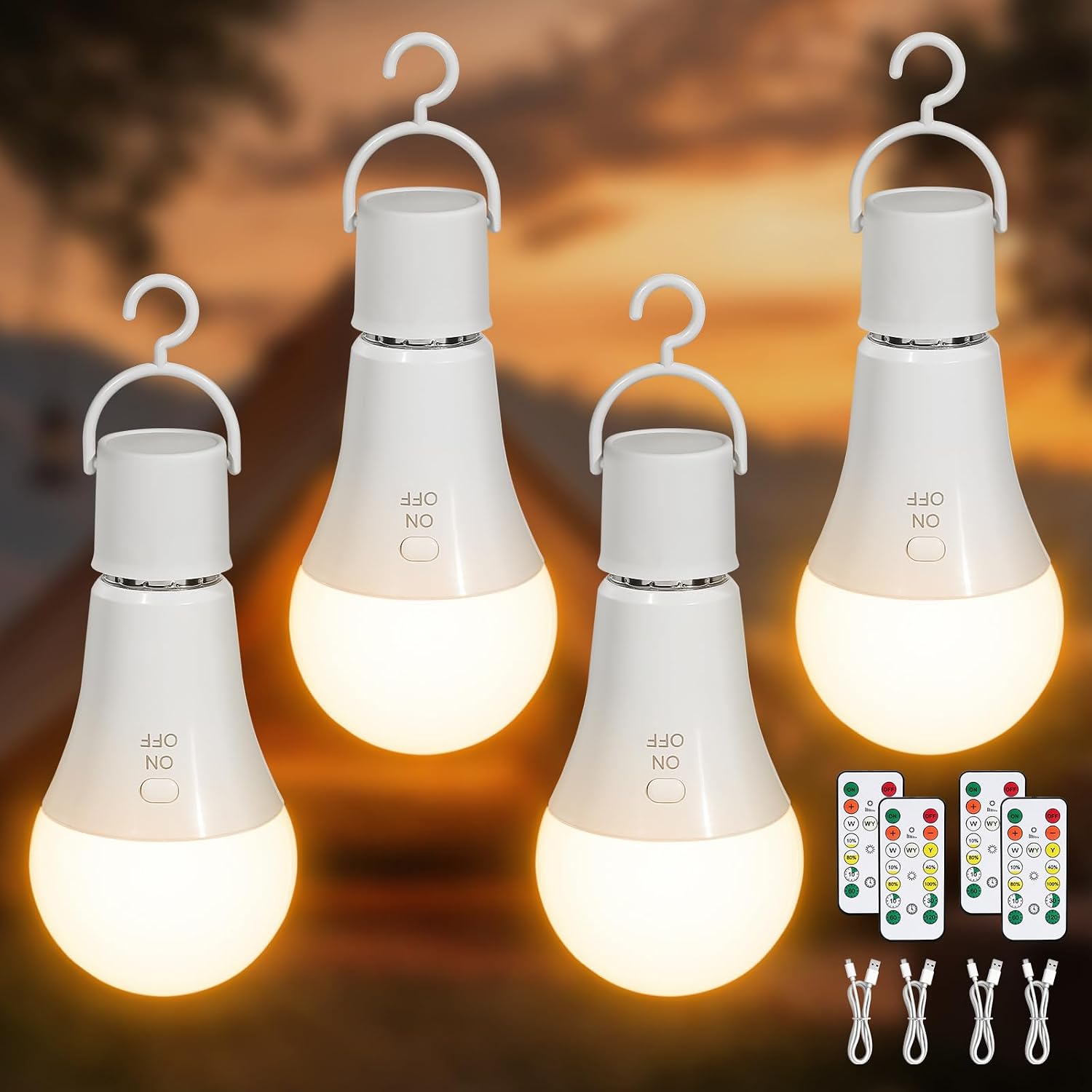 7-w-e27-akku-glühbirne Mit Fernbedienung, 3 Farben, 2er-pack